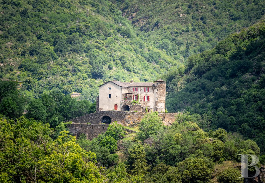 A 13th-century château stands on guard over the Cévennes hills in the southernmost point of the Lozère department, on the border with the Gard department - photo  n°43
