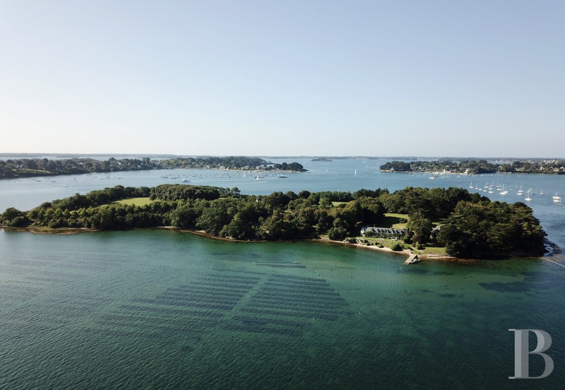 A 12-hectare private island with two houses in Arradon in the Gulf of Morbihan - photo  n°6