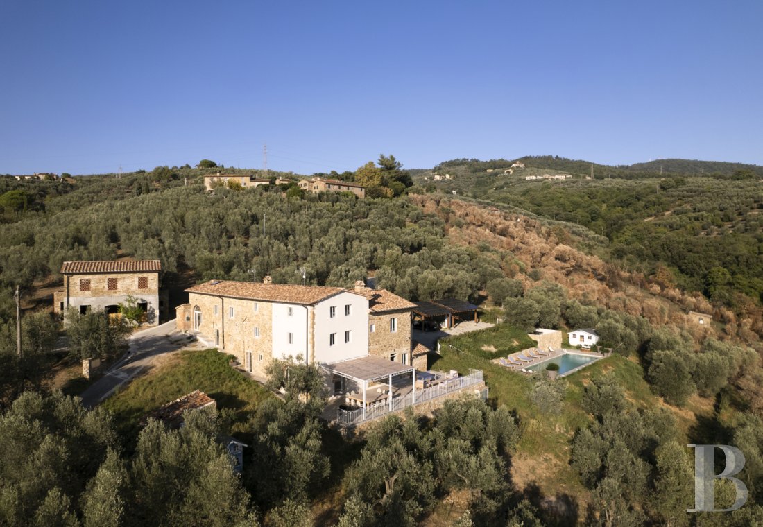 A 19th-century farmhouse surrounded by olive trees in Tuscany, north of Vinci, not far from Florence - photo  n°1