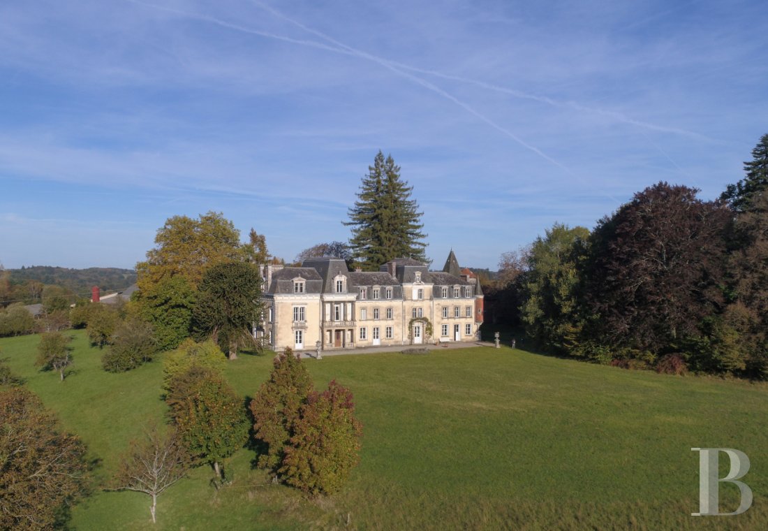 Castles / chateaux for sale - limousin - A listed chateau and its outbuildings in some 23 hectares  on the outskirts of Tulle and the Millevaches Regional Nature Park 