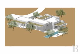 An authorised architectural project on a 1.3 ha plot of building land,  designed by a bolognese architect in Carovigno, in ...