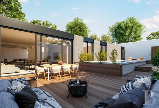 A brand new, 650 m², open-plan flat, with a terrace and a pool,  in Forest’s Avenue-Molière district