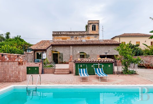 A villa nestled between sea and land in the Sicilian village of Pozzillo, near a fishing town in the island’s La Timpa ...