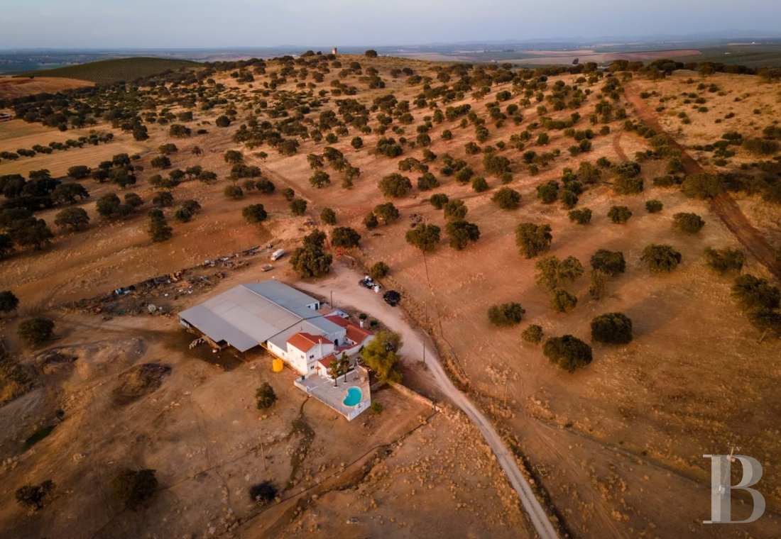 A 60-hectare estate with a watchtower and swimming pool,<br/>nestled by the town of Serpa in Portugal’s Alentejo region