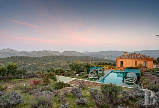 In Ronda, facing the Sierra de Grazalema, an architect-designed residence conceived as a work of art