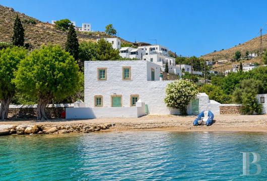On Patmos, a house built in 1912 right on the bayfront, overlooking Grikos