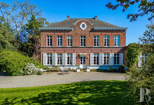 In the Condroz region of Wallonia, a mansion dating from 1834 surrounded by a romantic park designated a “Remarkable ...